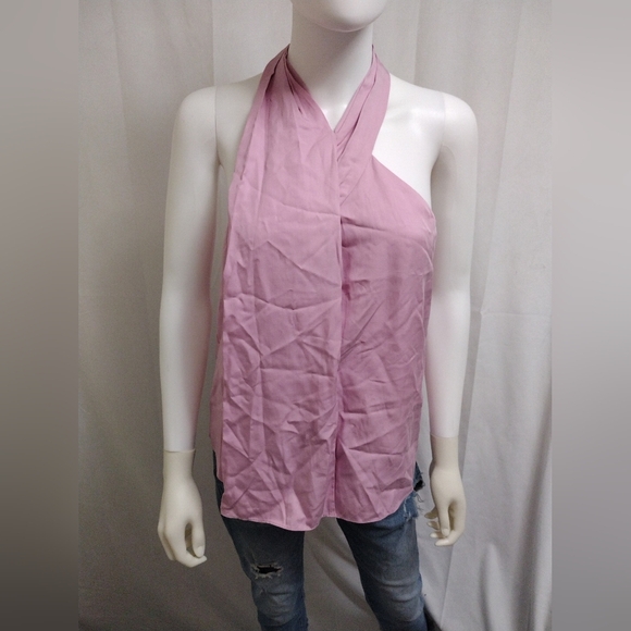 Club Monaco Lilac Halter Top - Picture 4 of 8